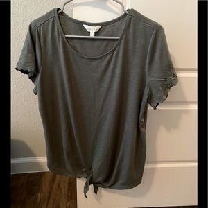 Tie Front Tee